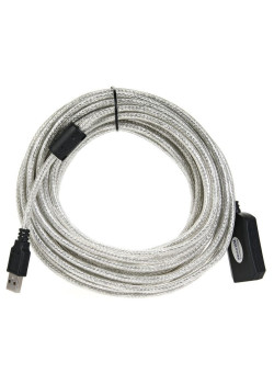 Кабель-адаптер/ Кабель-адаптер USB2.0-repeater, удлинительный активный <Am-->Af> 10м VCOM <VUS7049-10M>