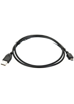Кабель/ Кабель USB 2.0 A-->mini-B 5P (1м) черный Telecom <TC6911BK-1.0M>