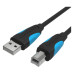 Кабель Vention USB 2.0 AM/BM  - 1м. Черный