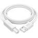 GCR Кабель Premium 1.0m USB 2.0, AM/BM, белый нейлон 28/24 AWG, экран, армированный, морозостойкий, GCR-54211