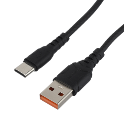 Кабель/ Кабель GoPower GP06T USB (m)-Type-C (m) 1.0м 2.4A ПВХ черный (1/200/800)