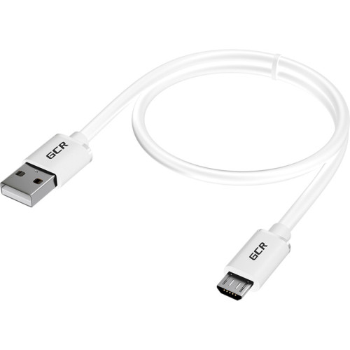 GCR Кабель 1.0m MicroUSB, белый, быстрая зарядка, 28/24 AWG, GCR-53231 GCR Кабель 1.0m MicroUSB, белый, быстрая зарядка, 28/24 AWG, GCR-53231