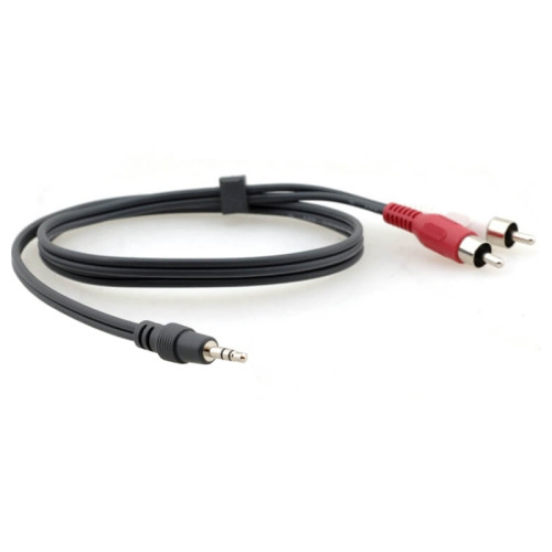 Кабель 3.5mm Audio на 2 RCA (Вилка - Вилки), 1,8 м