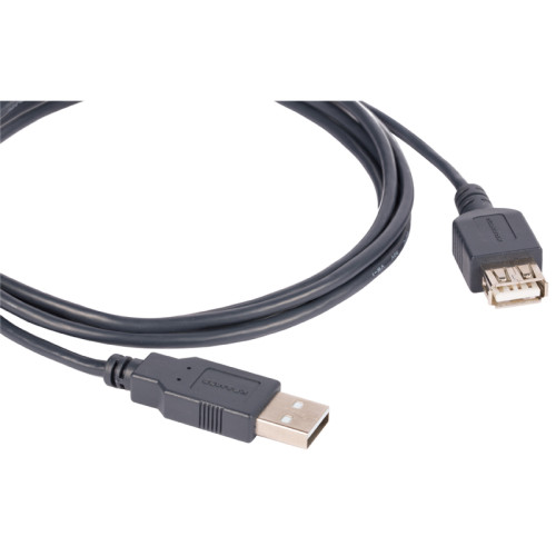 Кабель USB-A 2.0 вилка-розетка, 1,8 м