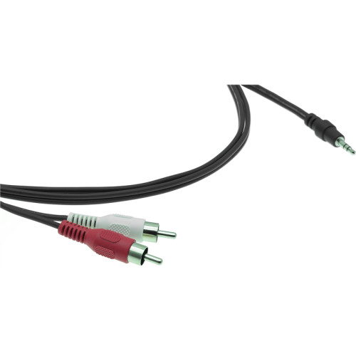 Кабель 3.5mm Audio на 2 RCA (Вилка - Вилки), 0,9 м/ 3.5mm to 2 RCA Breakout Cable 0.9m