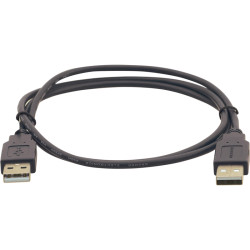 Кабель USB-A 2.0 вилка-вилка, 0,9 м