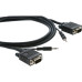 Кабель Micro, VGA (Вилка) + аудио на VGA (Вилка) + аудио, 0,9 м