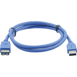 Кабель USB-A 3.0 вилка-розетка, 1,8 м