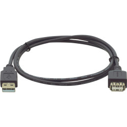 Кабель USB-A 2.0 вилка-розетка, 3 м