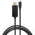 Кабель Buro ver1.4 USB Type-C (m) DisplayPort (m) 1.5м (BU-TYPEC-DP-1.5M) черный [BU-TYPEC-DP-1.5M]