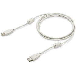 Кабель Buro USB A(m) USB A(f) 1.8м (USB2.0-AM-AF-1.8M-MG) феррит.кольца серый [USB2.0-AM-AF-1.8M-MG]