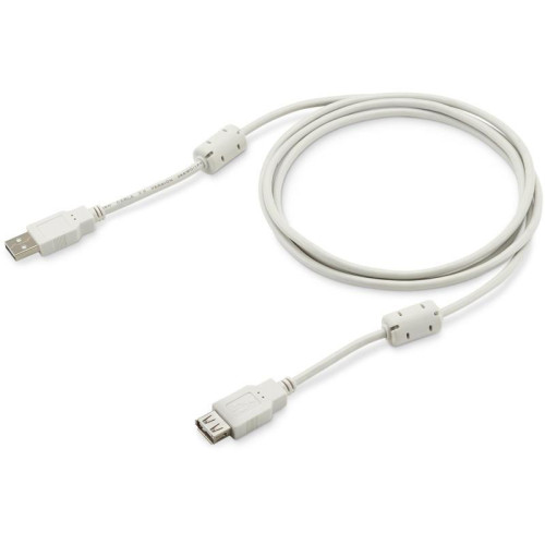 Кабель Buro USB A(m) USB A(f) 1.8м (USB2.0-AM-AF-1.8M-MG) феррит.кольца серый [USB2.0-AM-AF-1.8M-MG]