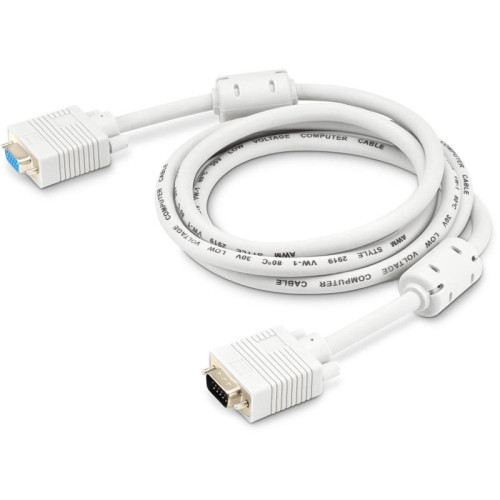 Кабель-удлинитель Buro CAB015S-06 VGA (m) VGA (f) 1.8м феррит.кольца серый [CAB015S-06]