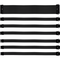 Комплект моддинг кабелей Cooler Master (черный)/ Cooler Master Extension Cable BK GL (PVC)