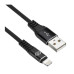 Кабель Digma LIGHT-3M-BRAIDED-BLK USB (m)-Lightning (m) 3м черный [LIGHT-3M-BRAIDED-BLK]