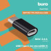Переходник Buro BHP RET TPC-MCR micro USB (f)-USB Type-C (m) черный [BHP RET TPC-MCR]
