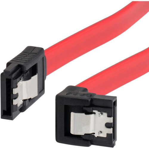 Кабель Buro SATA SATA 0.5м (BU-SATA-SATA-ANG-LOCK) красный [BU-SATA-SATA-ANG-LOCK]