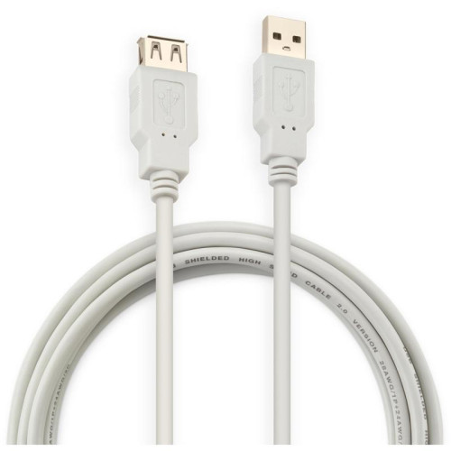 Кабель-удлинитель Buro USB A(m) USB A(f) 3м (USB2.0-AM/AF-3) [USB2.0-AM/AF-3]