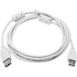 Кабель-удлинитель Ningbo USB A(m) USB A(f) 1.8м (USB2.0-AM/AF-1.8M-MG) феррит.кольца [USB2.0-AM/AF-1.8M-MG]