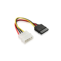 Кабель SATA питания 0.15 m GCR GC- ST201,MOLEX 4pin / SATA 15pin, медь, пакет