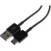 Кабель Samsung EP-DG930IBRGRU USB (m)-USB Type-C (m) 1.5м черный [EP-DG930IBRGRU]