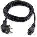 Кабель Buro IEC C5 (3-pin) Евровилка 3м (BU-PCAB-3-3PIN) [BU-PCAB-3-3PIN]