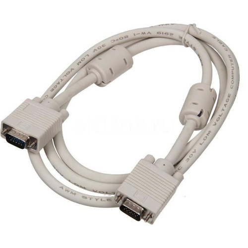 Кабель Buro CAB016S-06 VGA (m) VGA (m) 1.8м феррит.кольца серый [CAB016S-06]