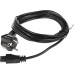 Кабель Buro IEC C5 (3-pin) Евровилка 3м (BU-PCAB-3-3PIN) [BU-PCAB-3-3PIN]