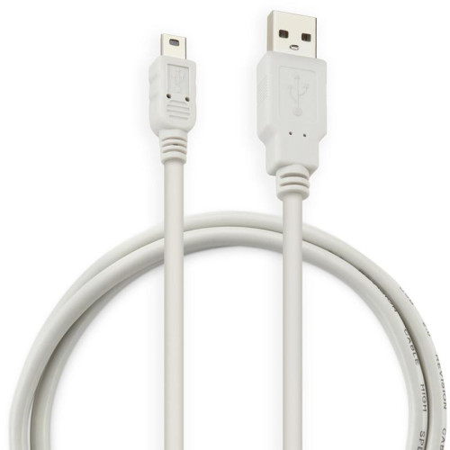 Кабель Buro USB A(m) mini USB B (m) 1м (USB2.0-M5P-1) серый [USB2.0-M5P-1]