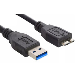 Кабель Buro MK30-AM-1.5 micro USB 3.0 B (m) USB A(m) 1.5м черный [MK30-AM-1.5]