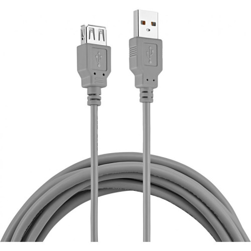 Кабель Buro USB A(m) USB A(f) 3м (BHP RET USB_AF30) серый (блистер) [BHP RET USB_AF30]