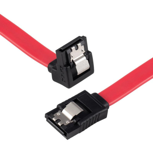 Кабель Buro SATA SATA 0.5м (BU-SATA-SATA-ANG-LOCK) красный [BU-SATA-SATA-ANG-LOCK]