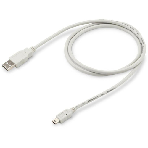 Кабель Buro USB A(m) mini USB B (m) 1м (USB2.0-M5P-1) серый [USB2.0-M5P-1]