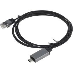 Кабель Buro BU-USB-C-LAN100-2m USB Type-C (m) RJ-45 (m) 2м черный (пакет)