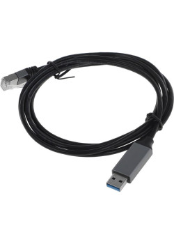 Кабель Buro BU-USB-A-LAN1000-2m USB A (m) RJ-45 (m) 2м черный (пакет)