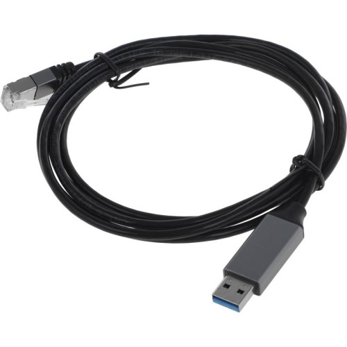 Кабель Buro BU-USB-A-LAN1000-2m USB A (m) RJ-45 (m) 2м черный (пакет)