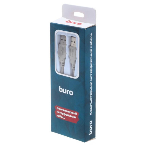 Кабель Buro USB A(m) USB A(m) 3м (BHP RET USB_AM30) серый (блистер) [BHP RET USB_AM30]