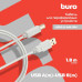 Кабель Buro USB A(m) USB B(m) 1.8м (USB2.0-AM/BM) серый [USB2.0-AM/BM]