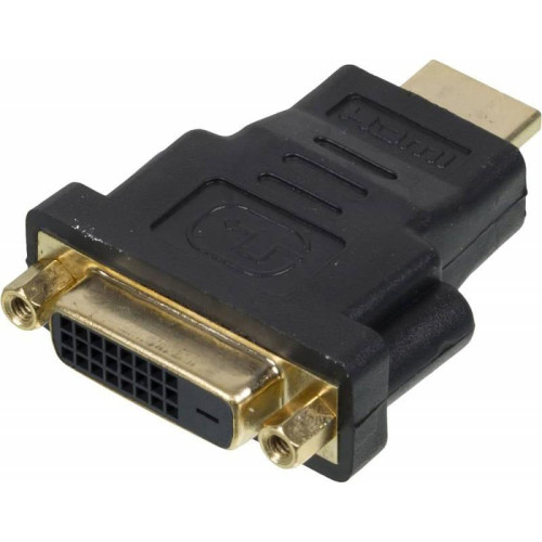 Переходник Ningbo HDMI (m) DVI-D (f) (CAB NIN HDMI(M)/DVI-D(F)) черный [CAB NIN HDMI(M)/DVI-D(F)]