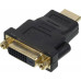 Переходник Ningbo HDMI (m) DVI-D (f) (CAB NIN HDMI(M)/DVI-D(F)) черный [CAB NIN HDMI(M)/DVI-D(F)]