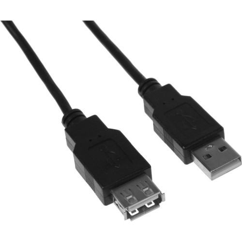 Кабель-удлинитель KingPrice KP-AmAf-v2-1.5m ver2.0 USB A(m) USB A(f) 1.5м черный [KP-AMAF-V2-1.5M]