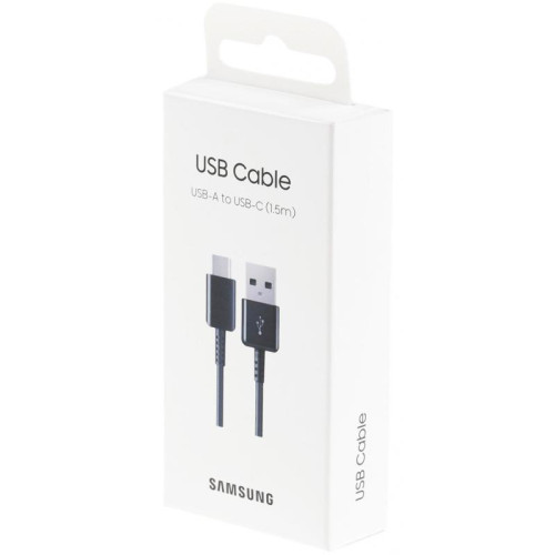 Кабель Samsung EP-DG930IBRGRU USB (m)-USB Type-C (m) 1.5м черный [EP-DG930IBRGRU]