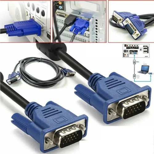 Кабель Premier 5-960B VGA (m) VGA (m) 1.5м (5-960B 1.5) феррит.кольца черный [5-960B 1.5]