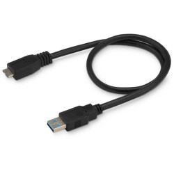 Кабель Buro MK30-AM-0.5 micro USB 3.0 B (m) USB A(m) 0.5м черный [MK30-AM-0.5]