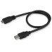 Кабель Buro MK30-AM-0.5 micro USB 3.0 B (m) USB A(m) 0.5м черный [MK30-AM-0.5]