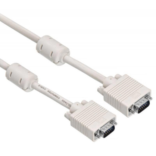 Кабель Buro CAB016S-5M VGA (m) VGA (m) 5м феррит.кольца серый [CAB016S-5M]