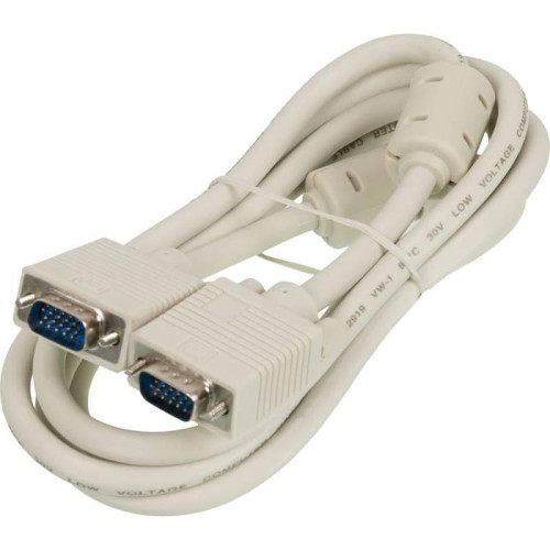 Кабель Ningbo CAB016S-06F-BR VGA (m) VGA (m) 1.8м феррит.кольца серый (блистер) [CAB016S-06F-BR]