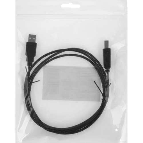 Кабель KingPrice KP-AmBm-v2-1.5m ver2.0 USB A (m) USB B(m) 1.5м черный [KP-AMBM-V2-1.5M]