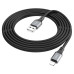 Кабель Hoco X92 Honest IP USB (m)-Lightning (m) 3м черный коробка