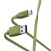 Кабель Hama 00187231 USB (m)-USB Type-C (m) 1м зеленый плоский [00187231]